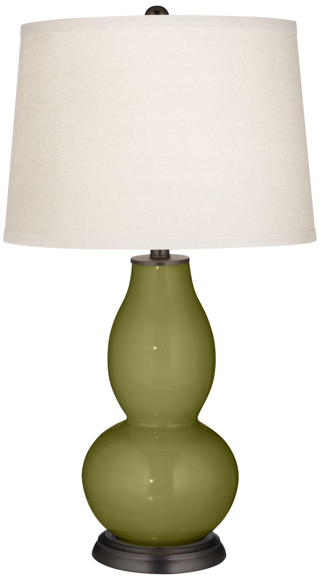 Rural Green Double Gourd Table Lamp
