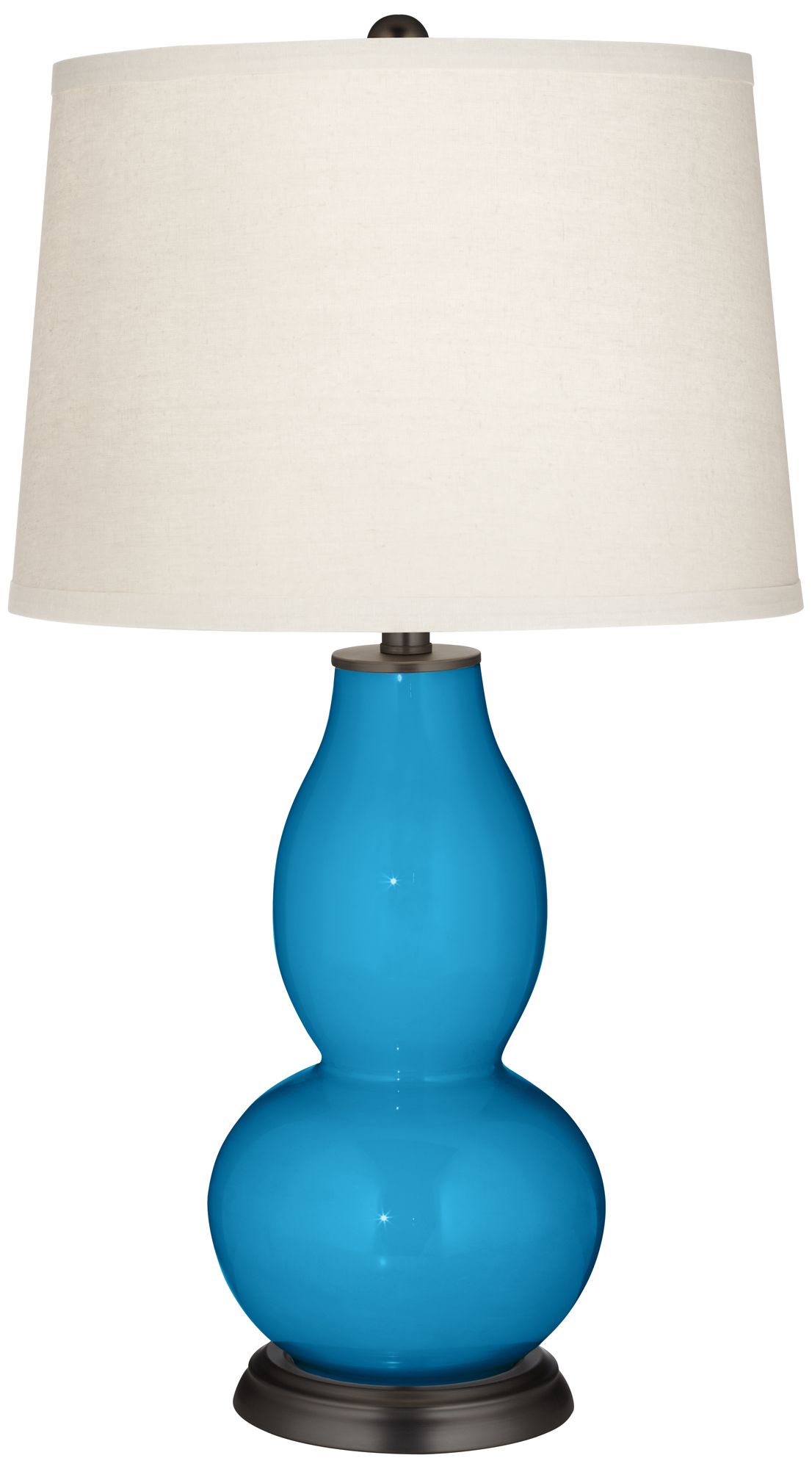River Blue Double Gourd Table Lamp