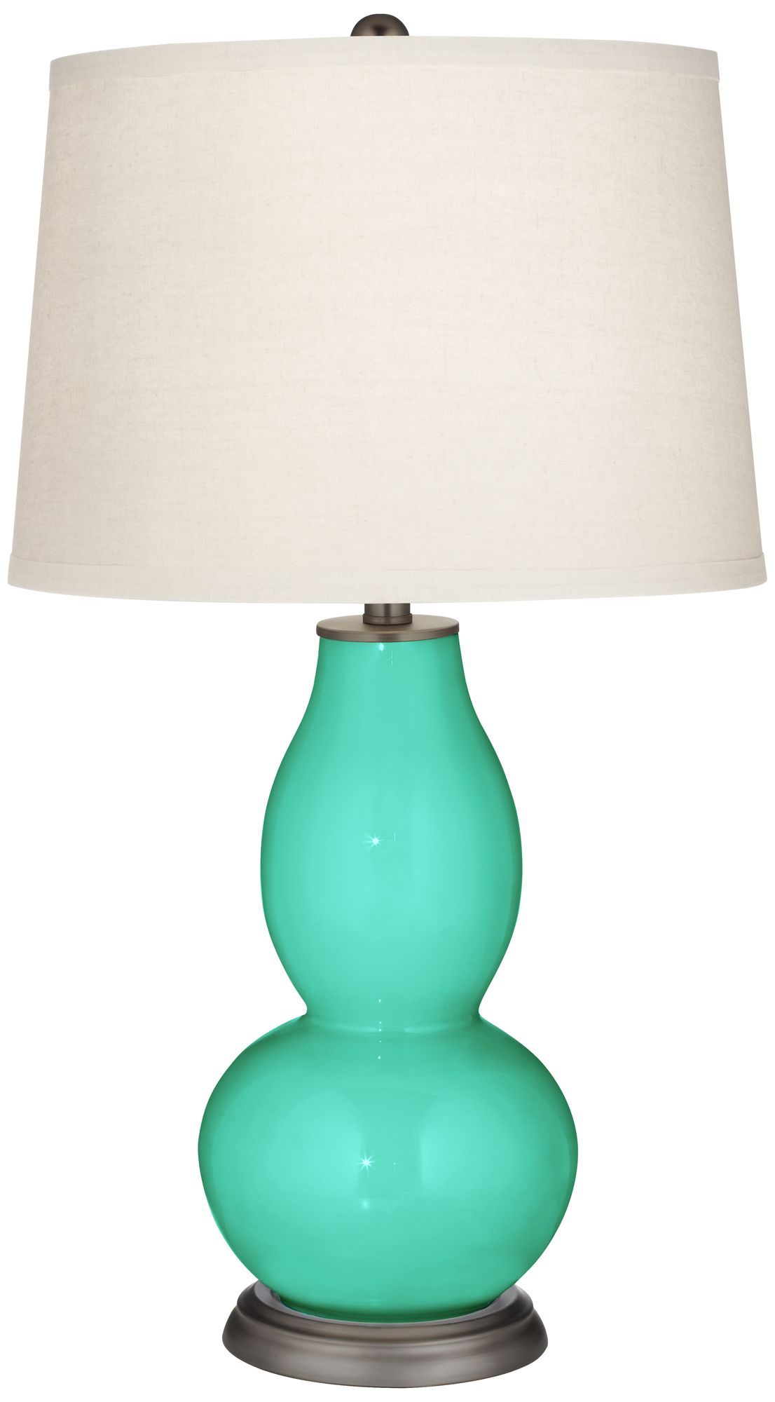 Turquoise Double Gourd Table Lamp