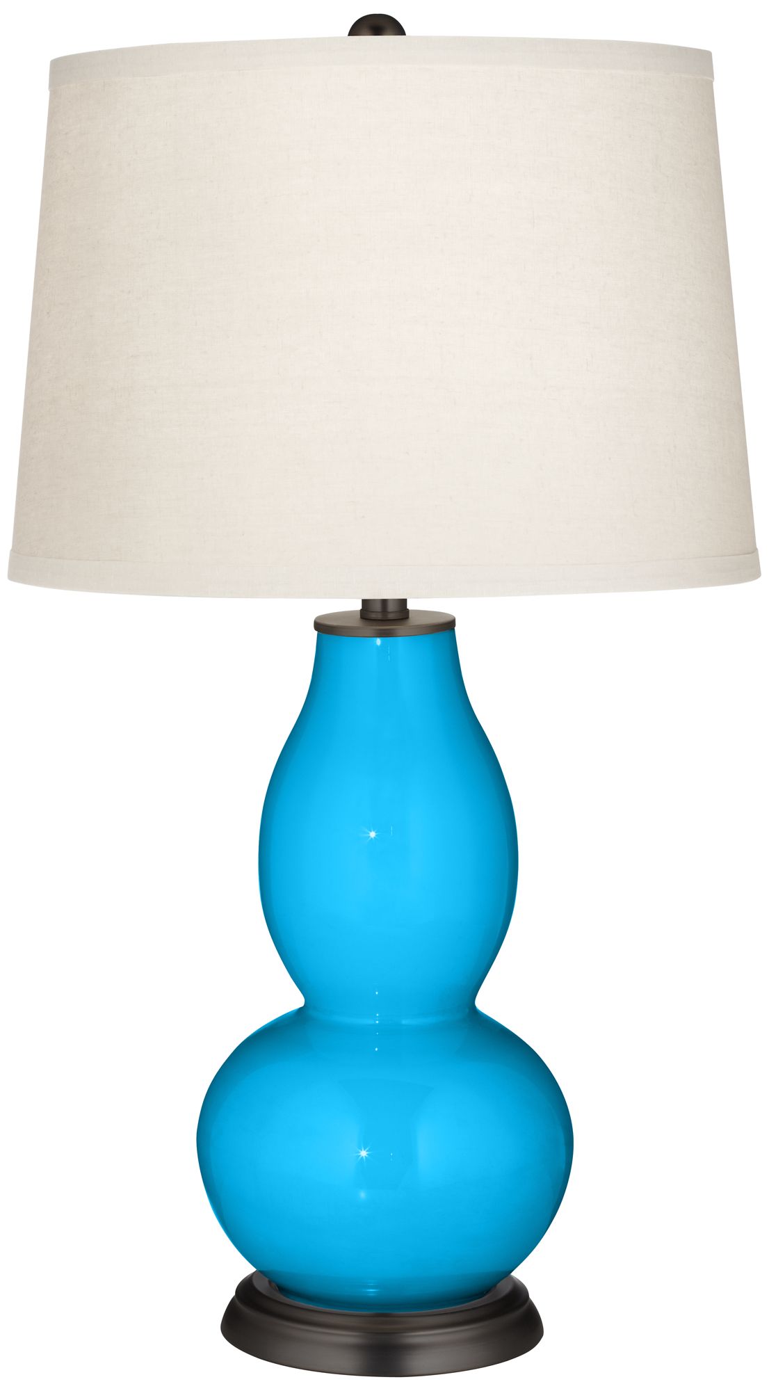 Sky Blue Double Gourd Table Lamp