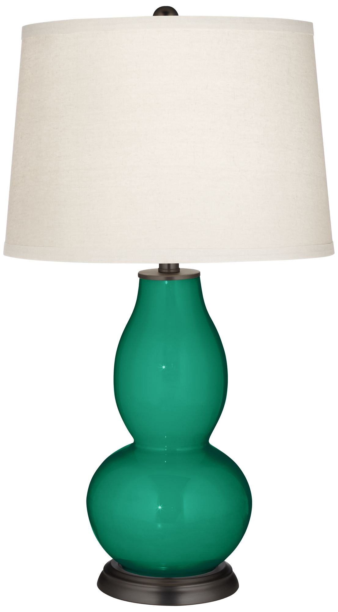 Emerald  Double Gourd Table Lamp
