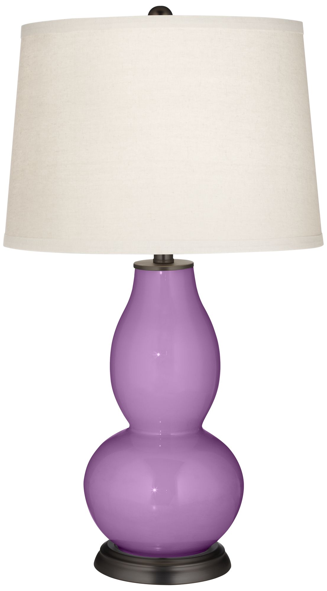 African Violet Double Gourd Table Lamp