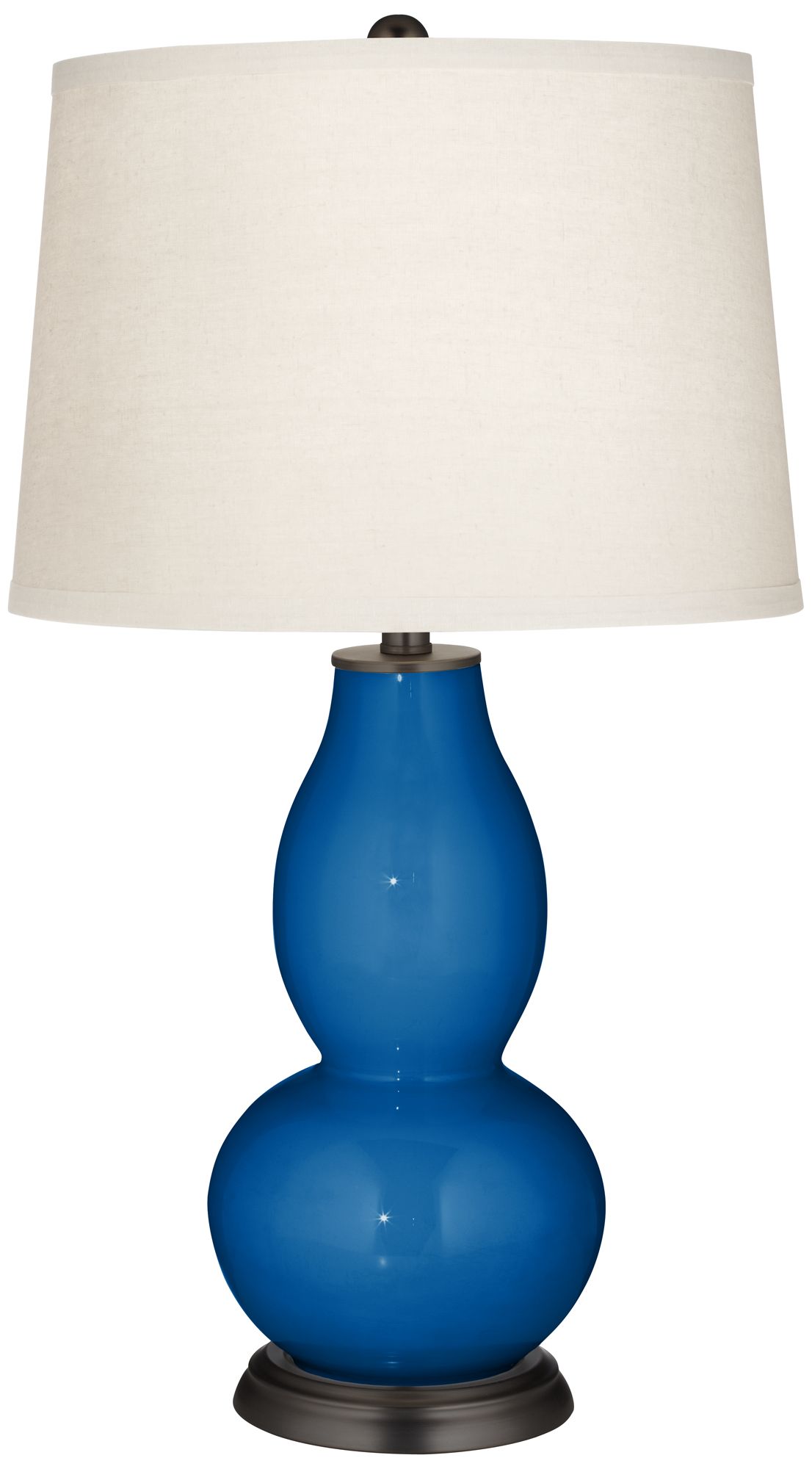 Hyper Blue Double Gourd Table Lamp