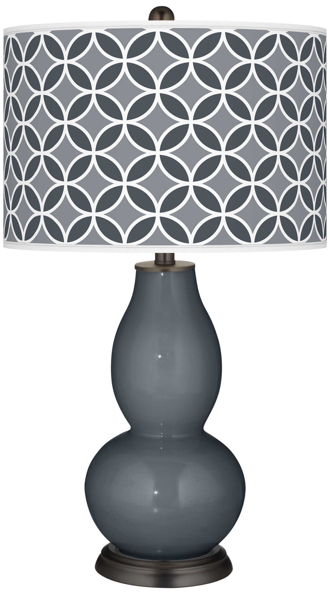 Turbulence Circle Rings Double Gourd Table Lamp