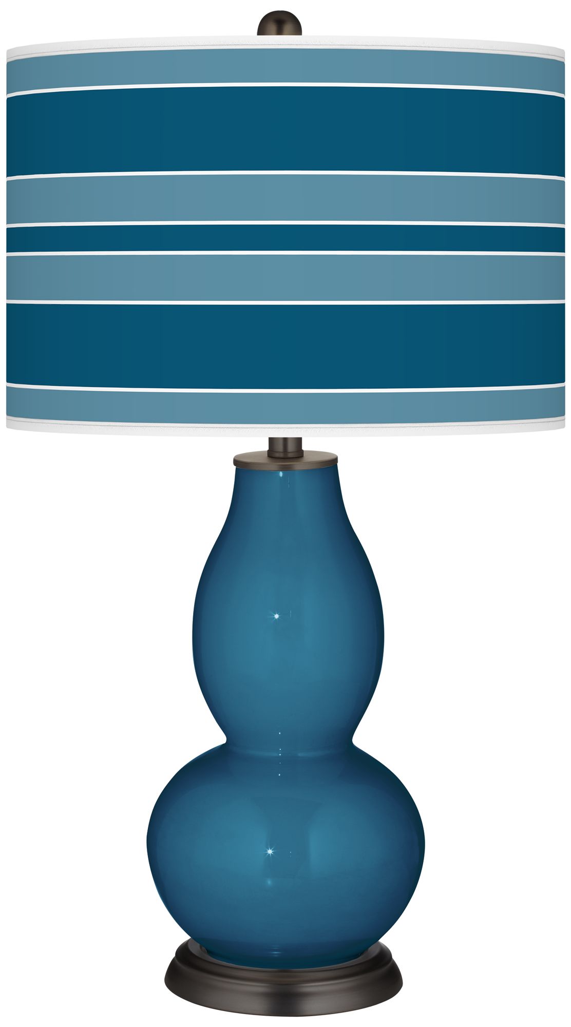 Bosporus  Bold Stripe Double Gourd Table Lamp