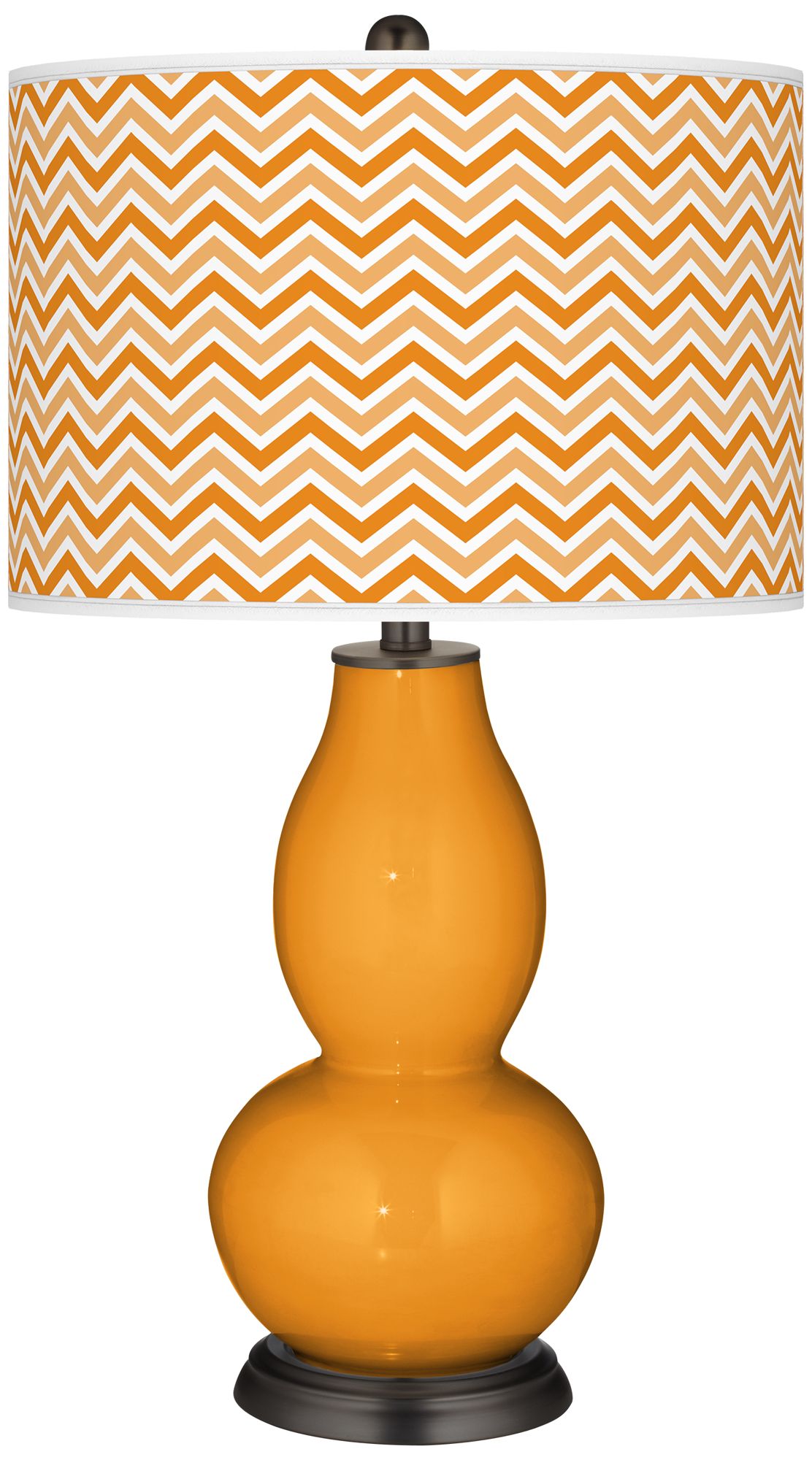 Carnival Narrow Zig Zag Double Gourd Table Lamp