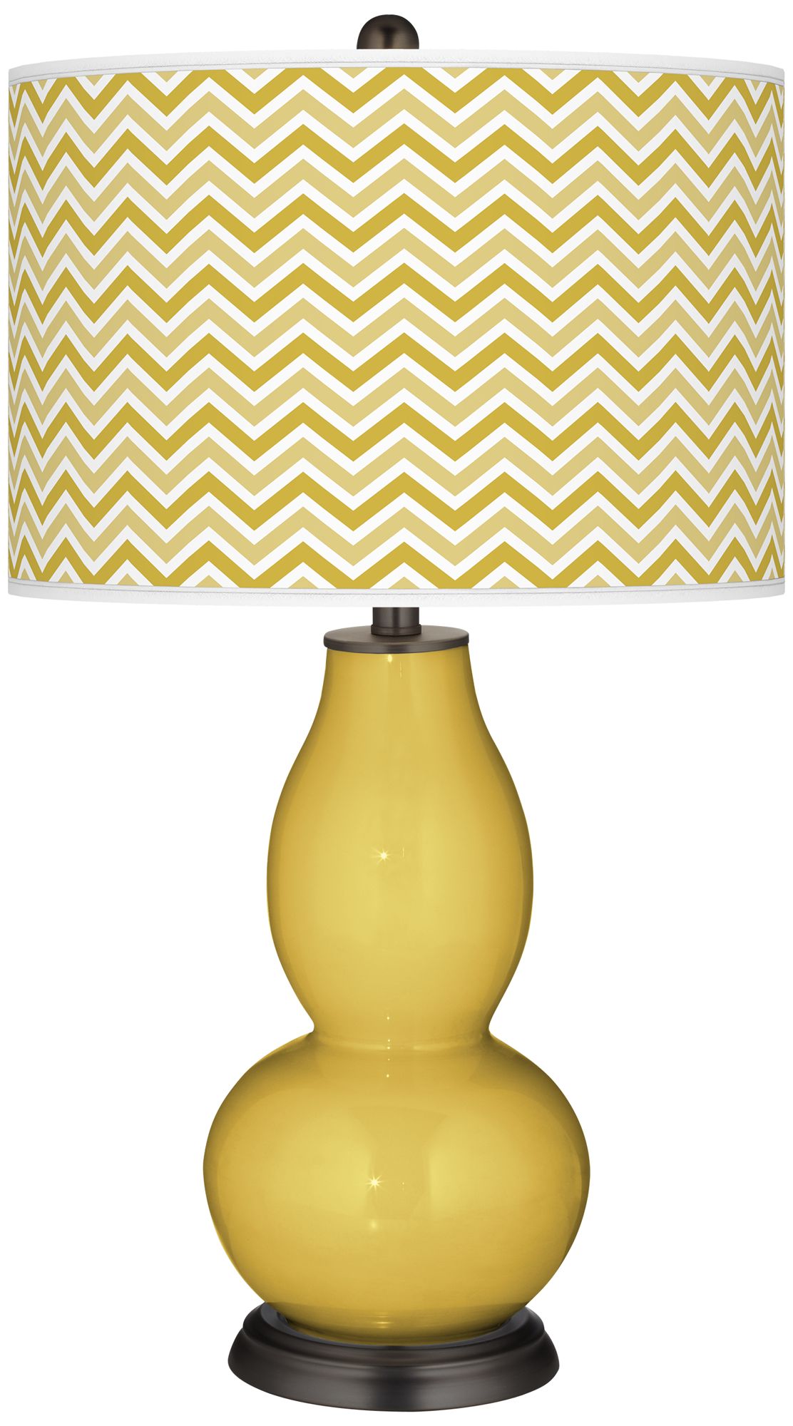 Nugget Narrow Zig Zag Double Gourd Table Lamp