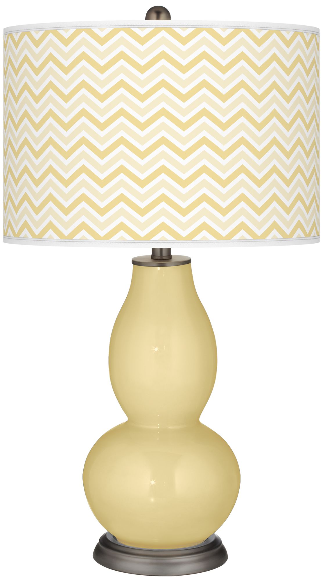 Butter Up Narrow Zig Zag Double Gourd Table Lamp