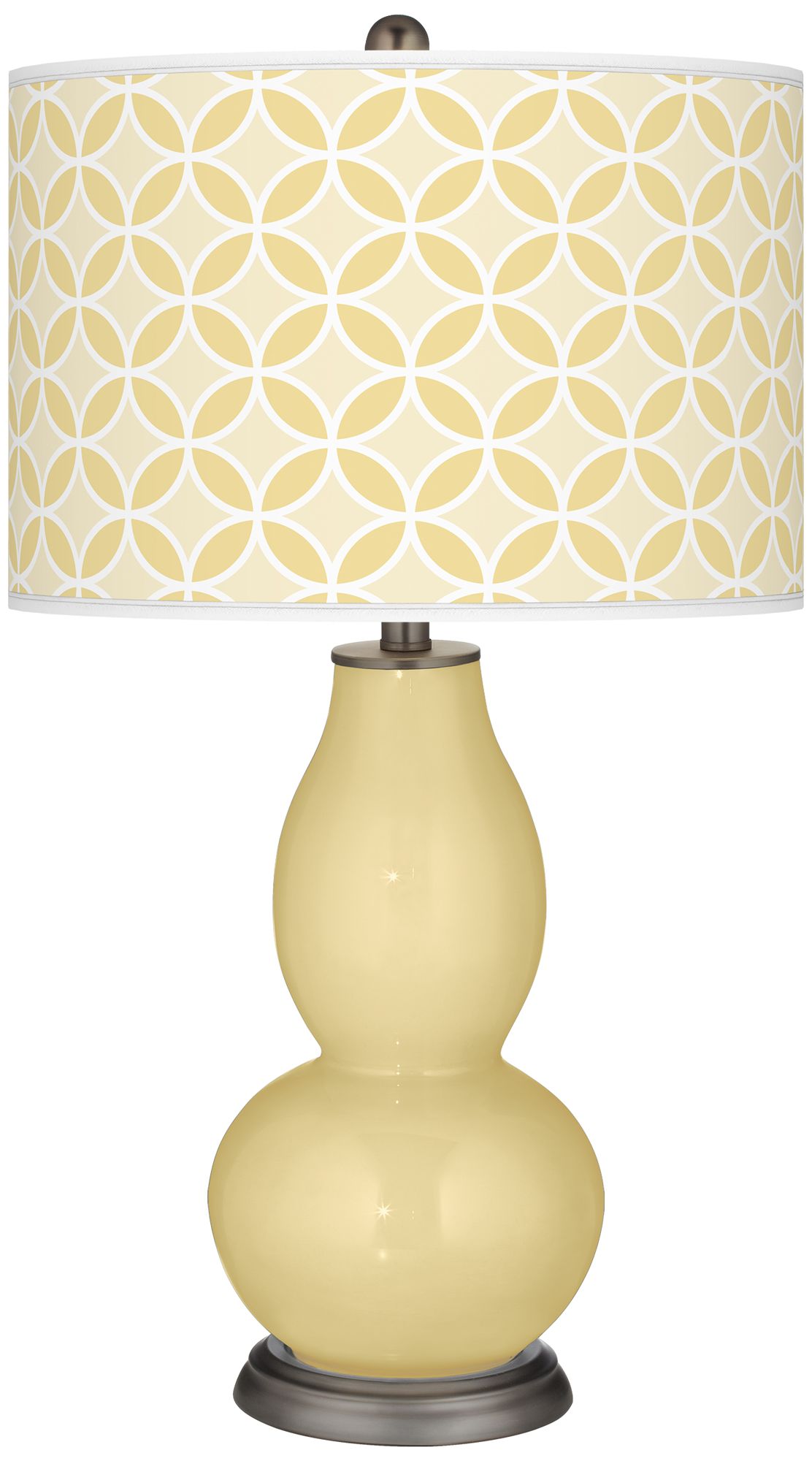 Butter Up Circle Rings Double Gourd Table Lamp