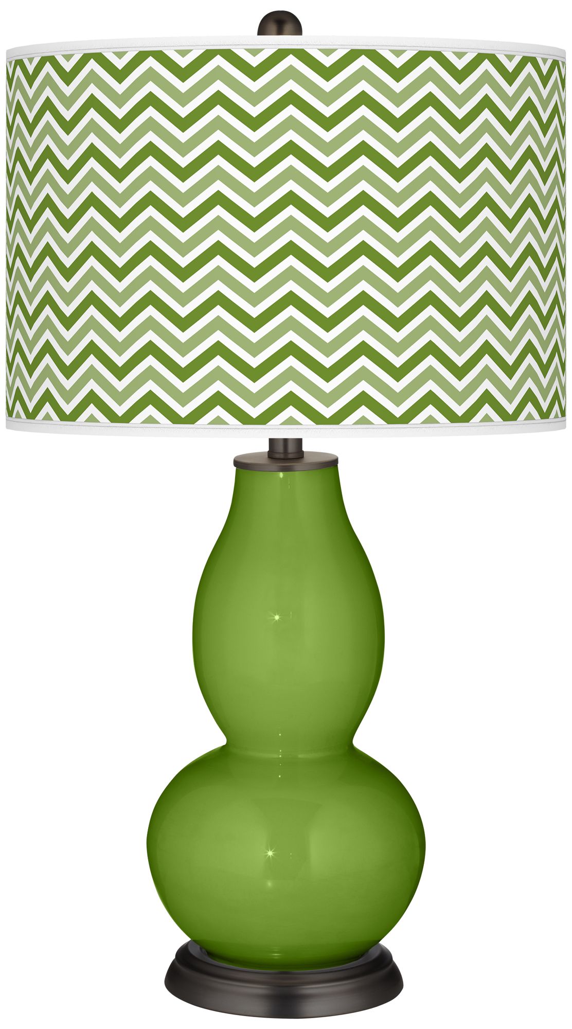 Gecko Narrow Zig Zag Double Gourd Table Lamp