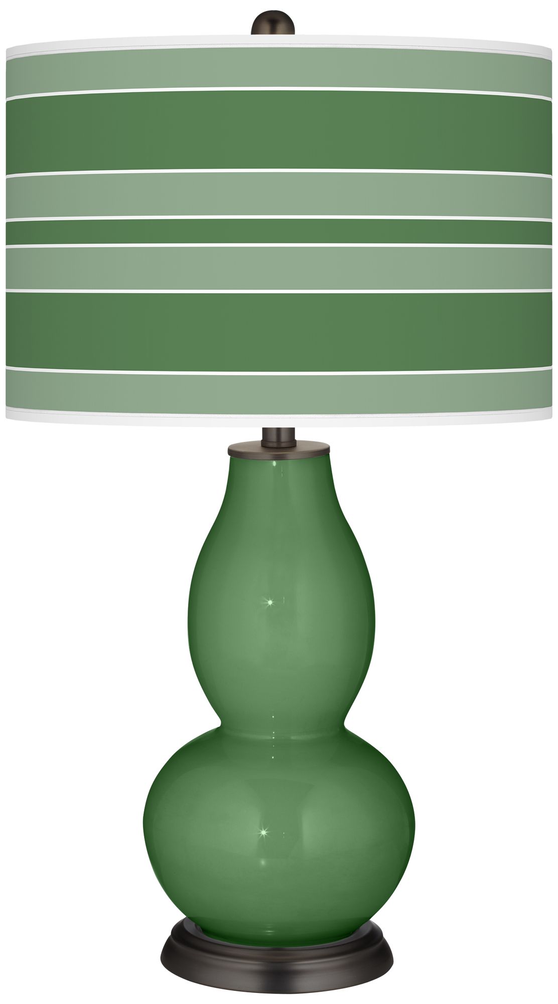 Garden Grove Bold Stripe Double Gourd Table Lamp