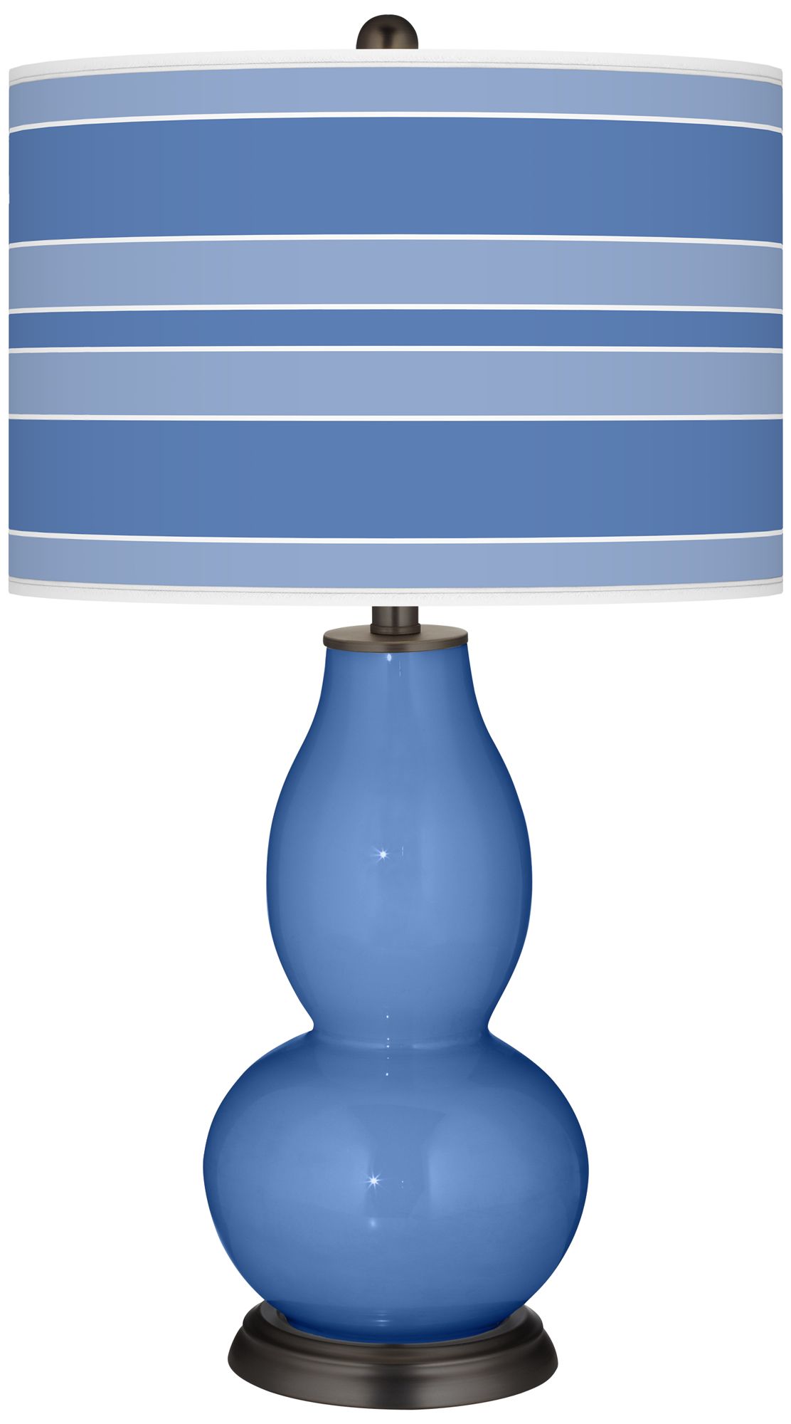 Dazzle Bold Stripe Double Gourd Table Lamp