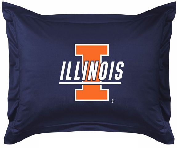 NCAA Illinois Fighting Illini Locker Room Pillow Sham