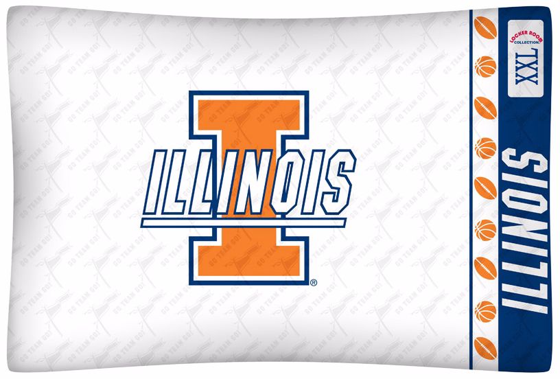 NCAA Illinois Fighting Illini Micro Fiber Pillow Case