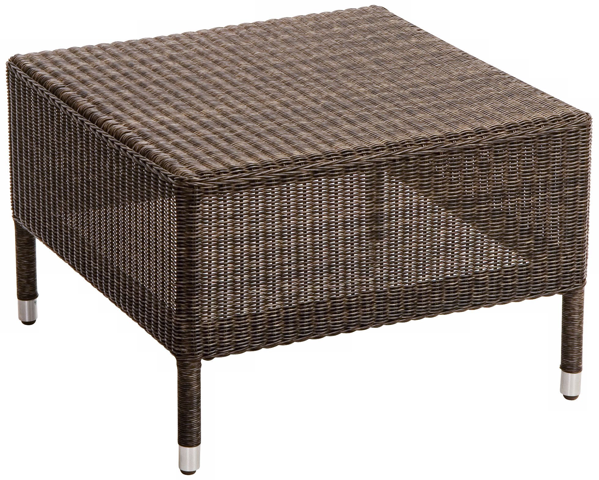 Osiris Collection Square Wicker Outdoor Side Table