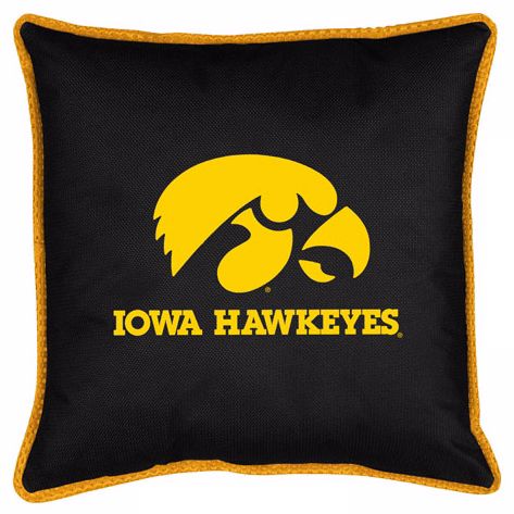 NCAA University of Iowa Hawkeyes Sidelines Pillow