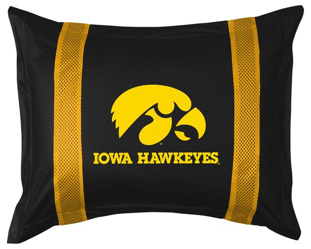 NCAA University of Iowa Hawkeyes Sidelines Pillow Sham