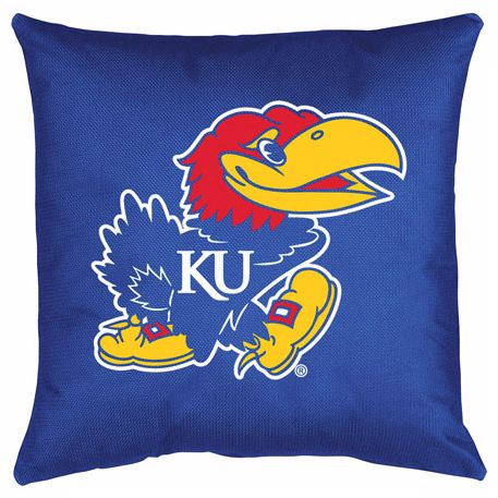 NCAA University of Kansas Jayhawks Locker Room Pillow