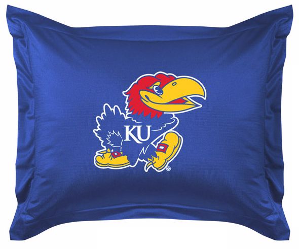 NCAA University of Kansas Jayhawks Locker Room Pillow Sham