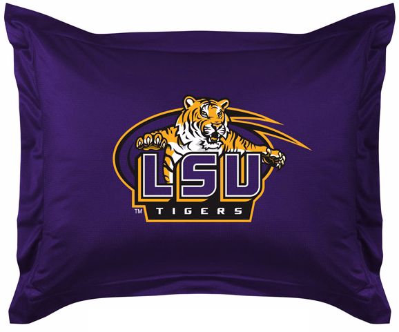 NCAA Louisiana State Tigers Locker Room Pillow Sham