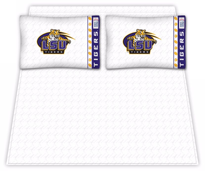 NCAA Louisiana State Tigers Micro Fiber Sheet Set