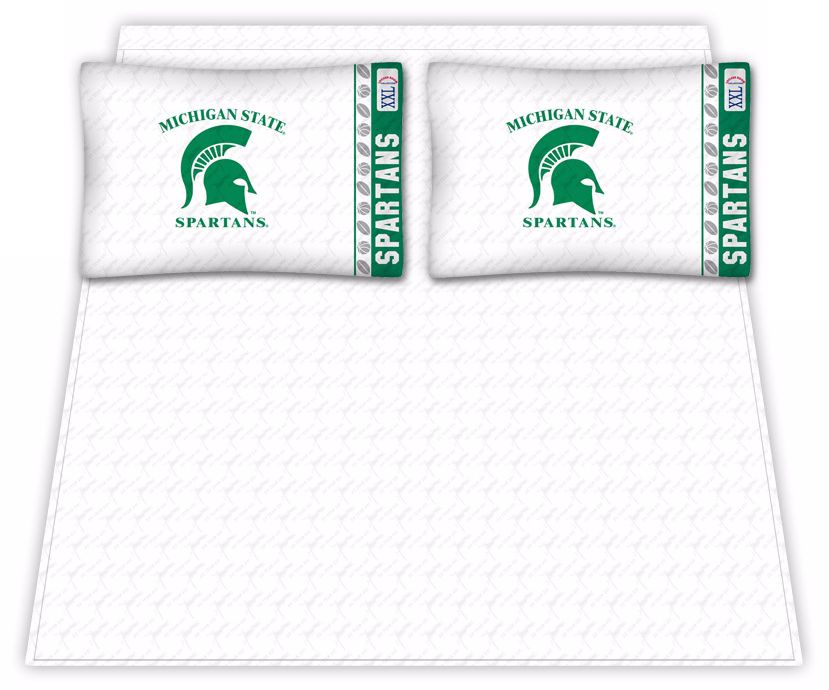 NCAA Michigan State Spartans Micro Fiber Sheet Set
