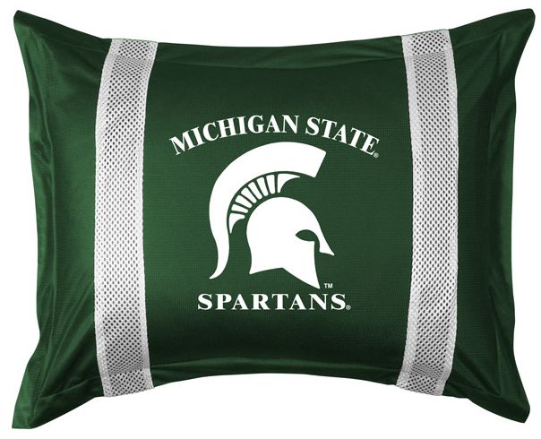 NCAA Michigan State Spartans Sidelines Pillow Sham
