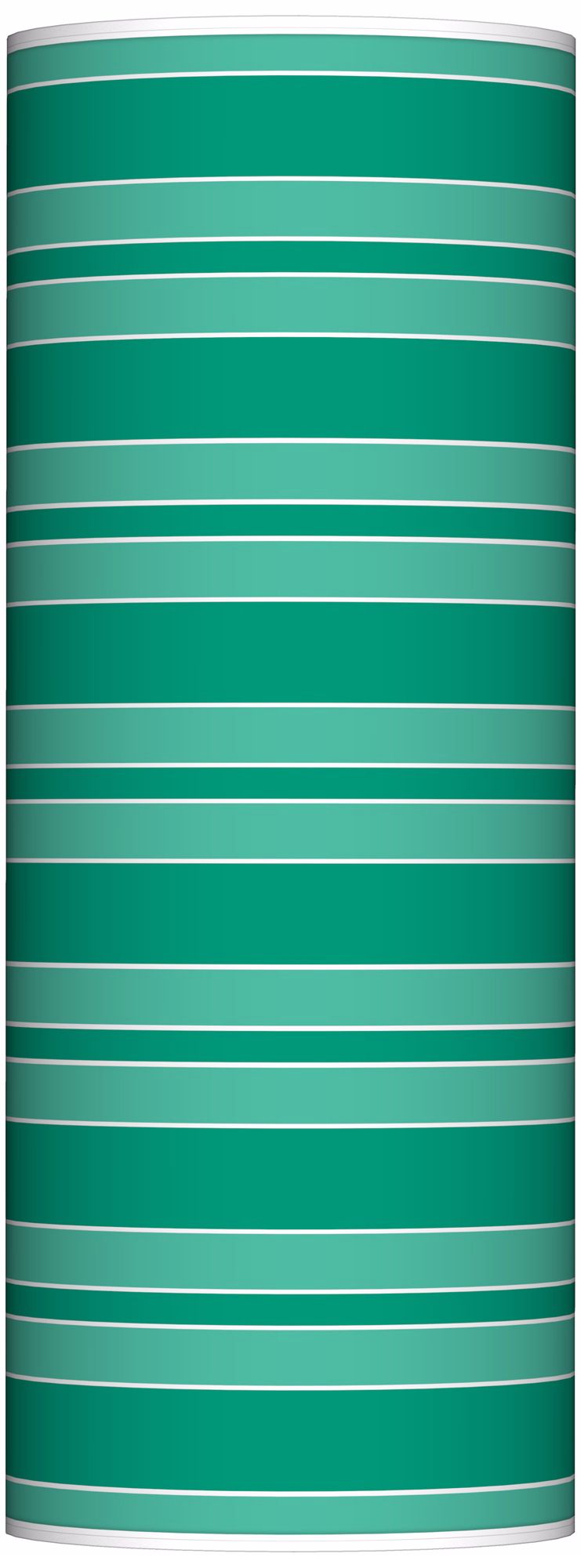 Emerald Bold Stripe Ovo Floor Lamp