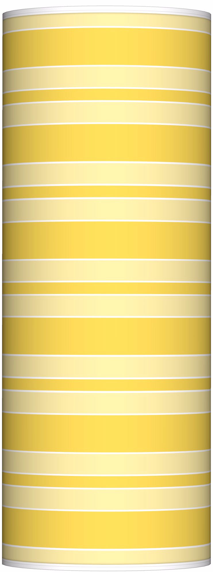 Lemon Zest Bold Stripe Ovo Floor Lamp