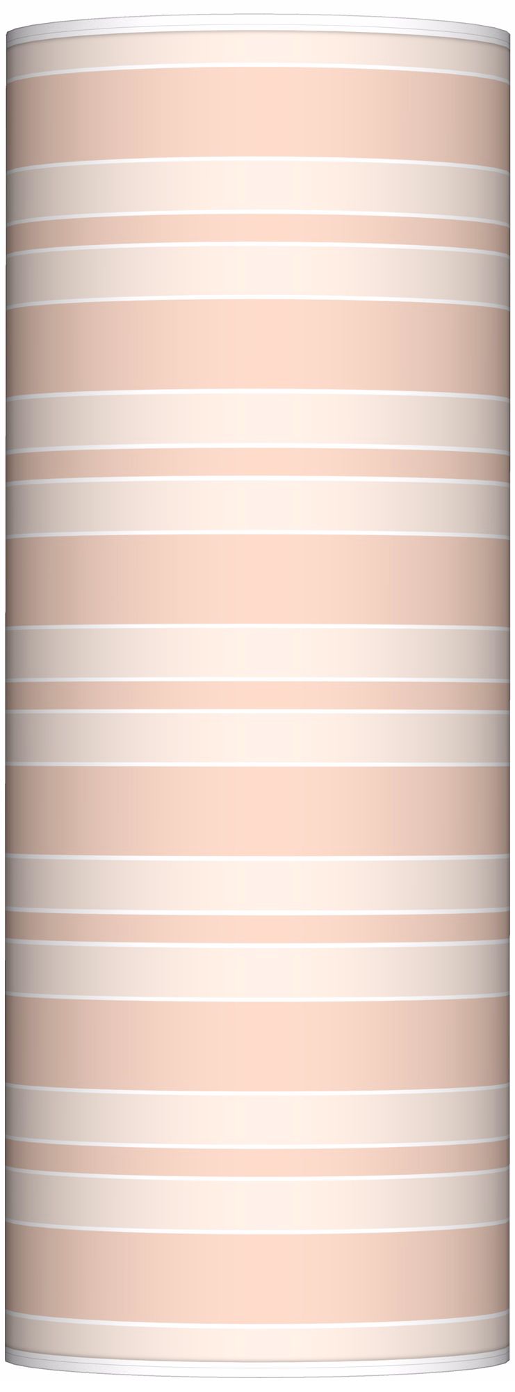 Linen Bold Stripe Ovo Floor Lamp