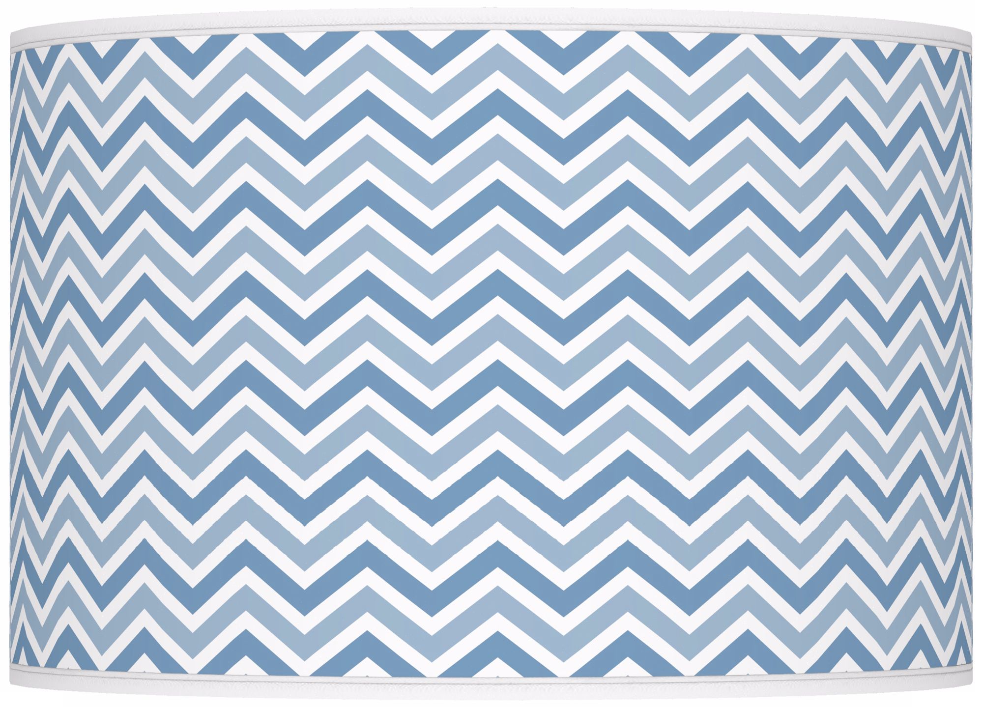 Dusk Blue Narrow Zig Zag Apothecary Table Lamp