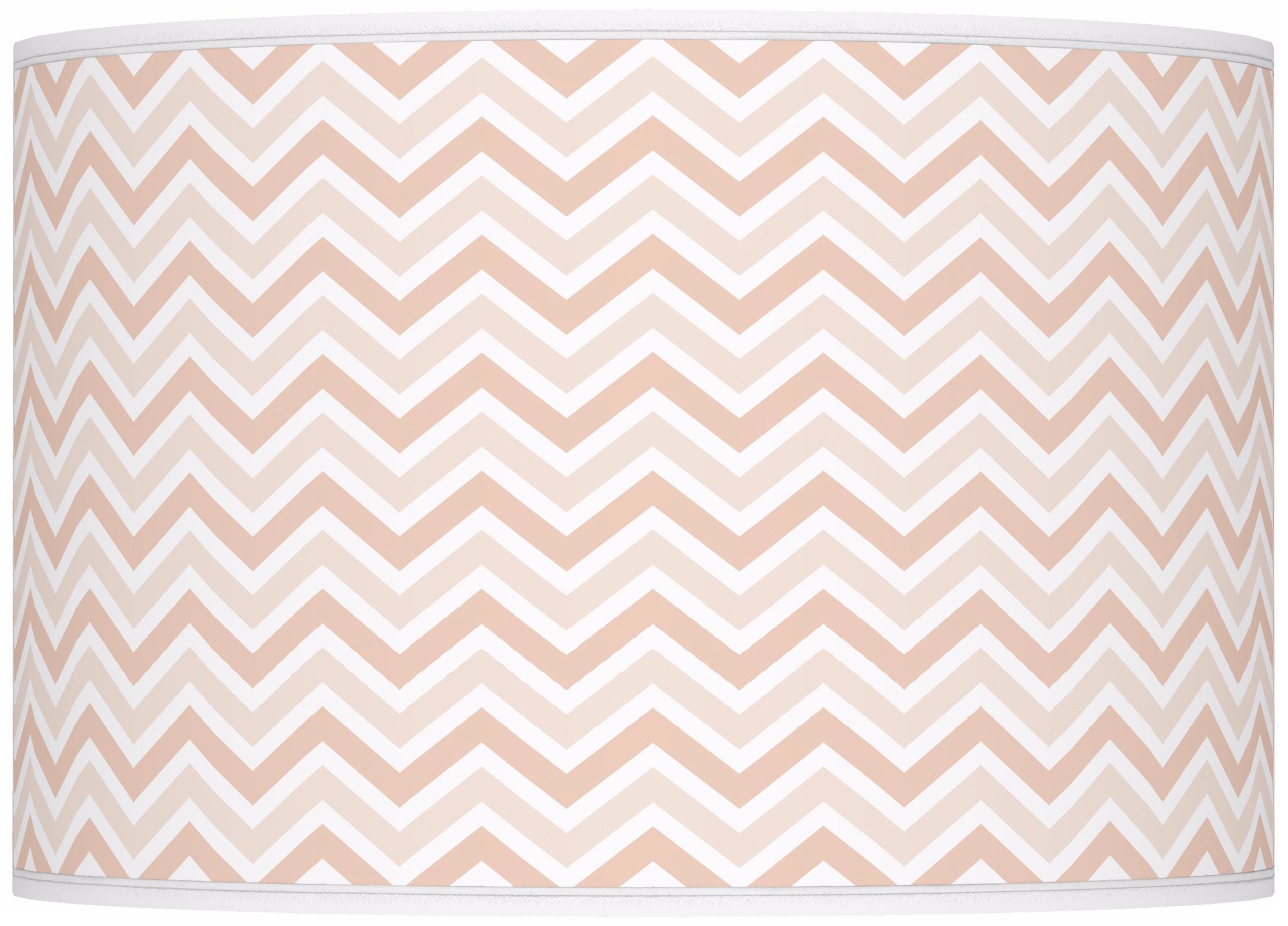 Linen Narrow Zig Zag Ovo Table Lamp