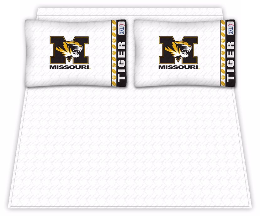 NCAA Missouri Tigers Micro Fiber Sheet Set
