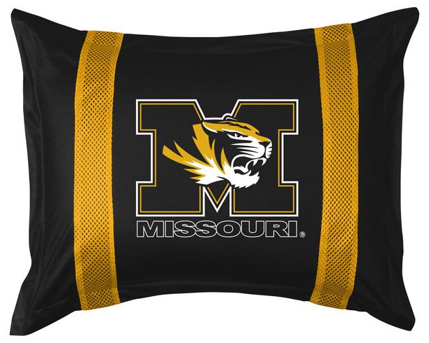 NCAA Missouri Tigers Sidelines Pillow Sham