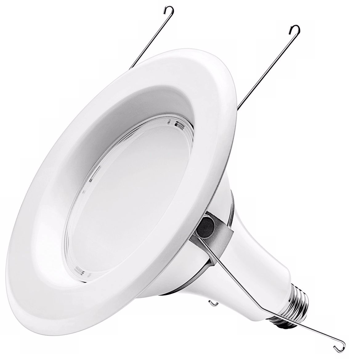 White Retrofit Trim 6" Recessed Light Fixture