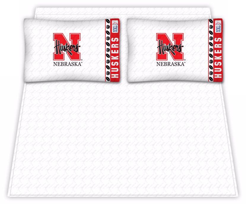 NCAA Nebraska Cornhuskers Micro Fiber Sheet Set