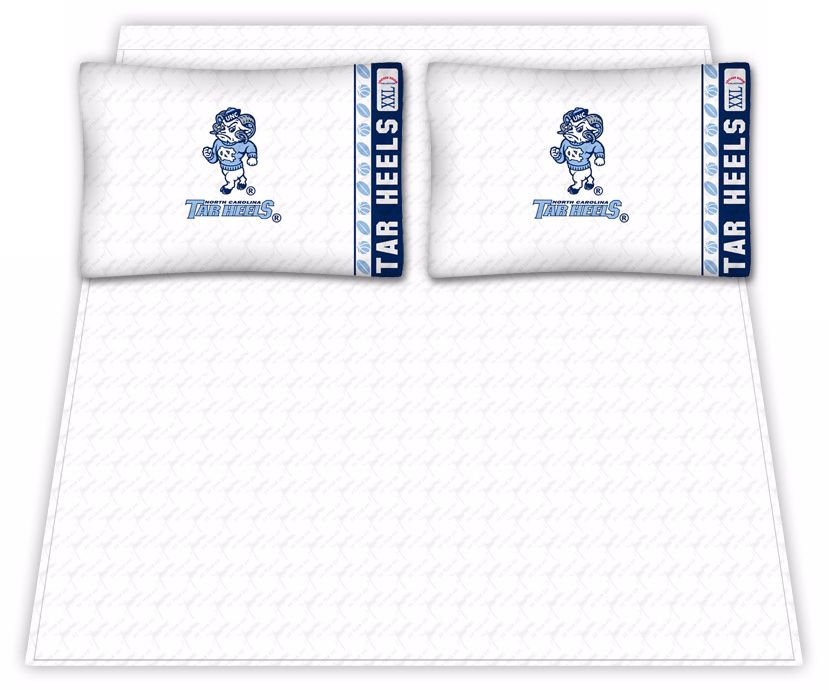 NCAA North Carolina Tarheels Micro Fiber Sheet Set