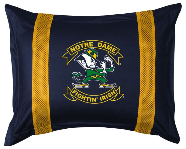 NCAA Notre Dame Fighting Irish Sidelines Pillow Sham