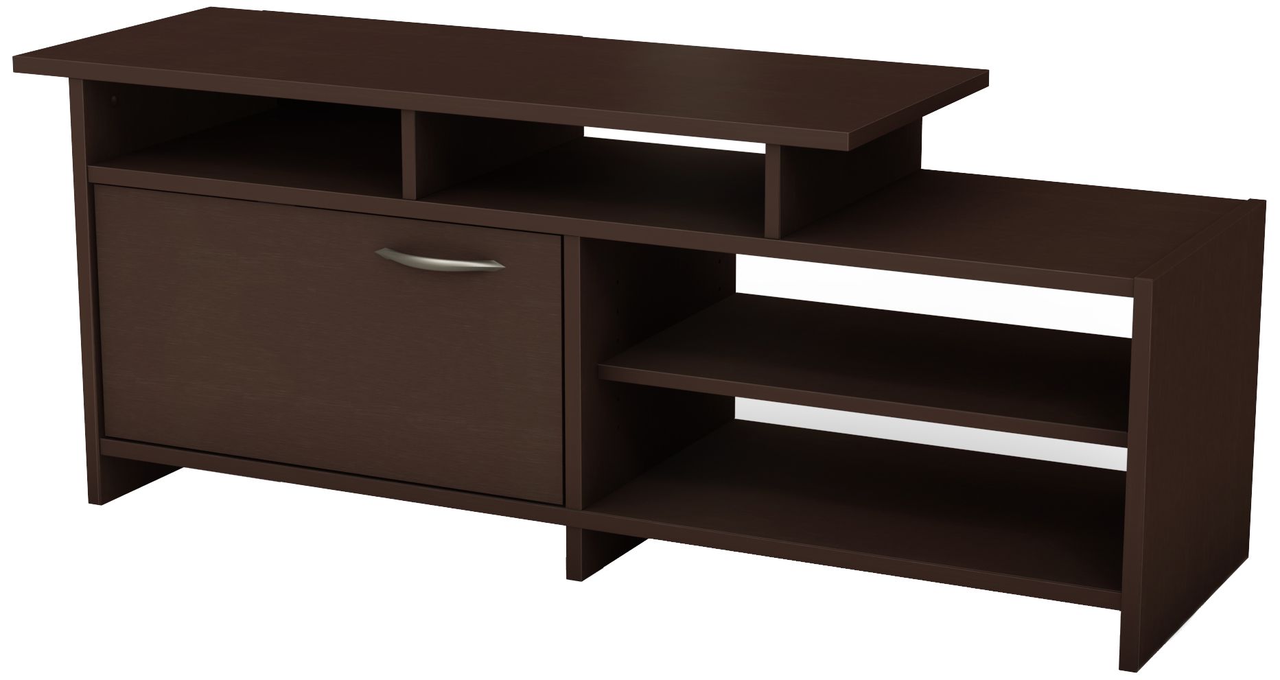 Step One 1-Door Chocolate TV Stand