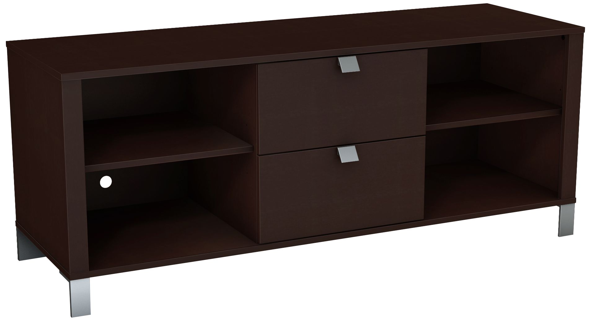Cakao 2-Drawer Chocolate TV Stand