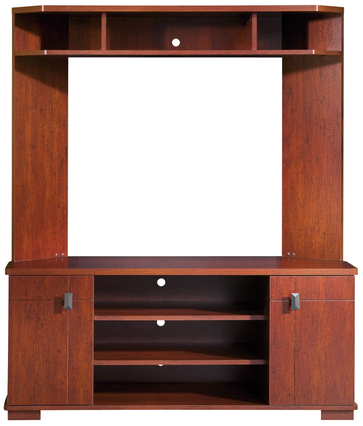 Vertex 2-Door Classic Cherry Corner TV Unit