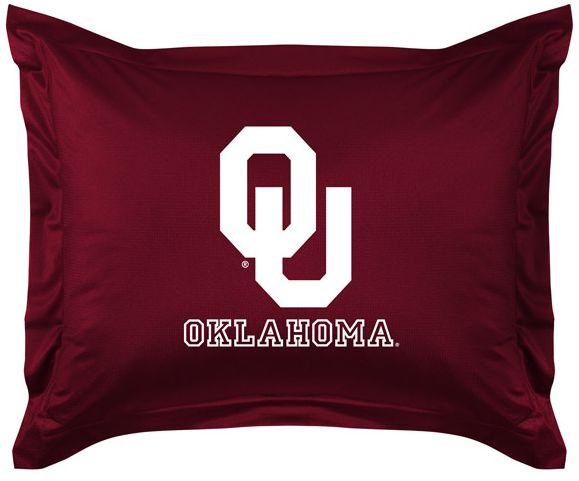 NCAA Oklahoma Sooners Locker Room Pillow Sham