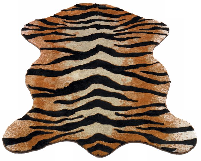 Tiger Stripe 161 Faux Fur Area Rug