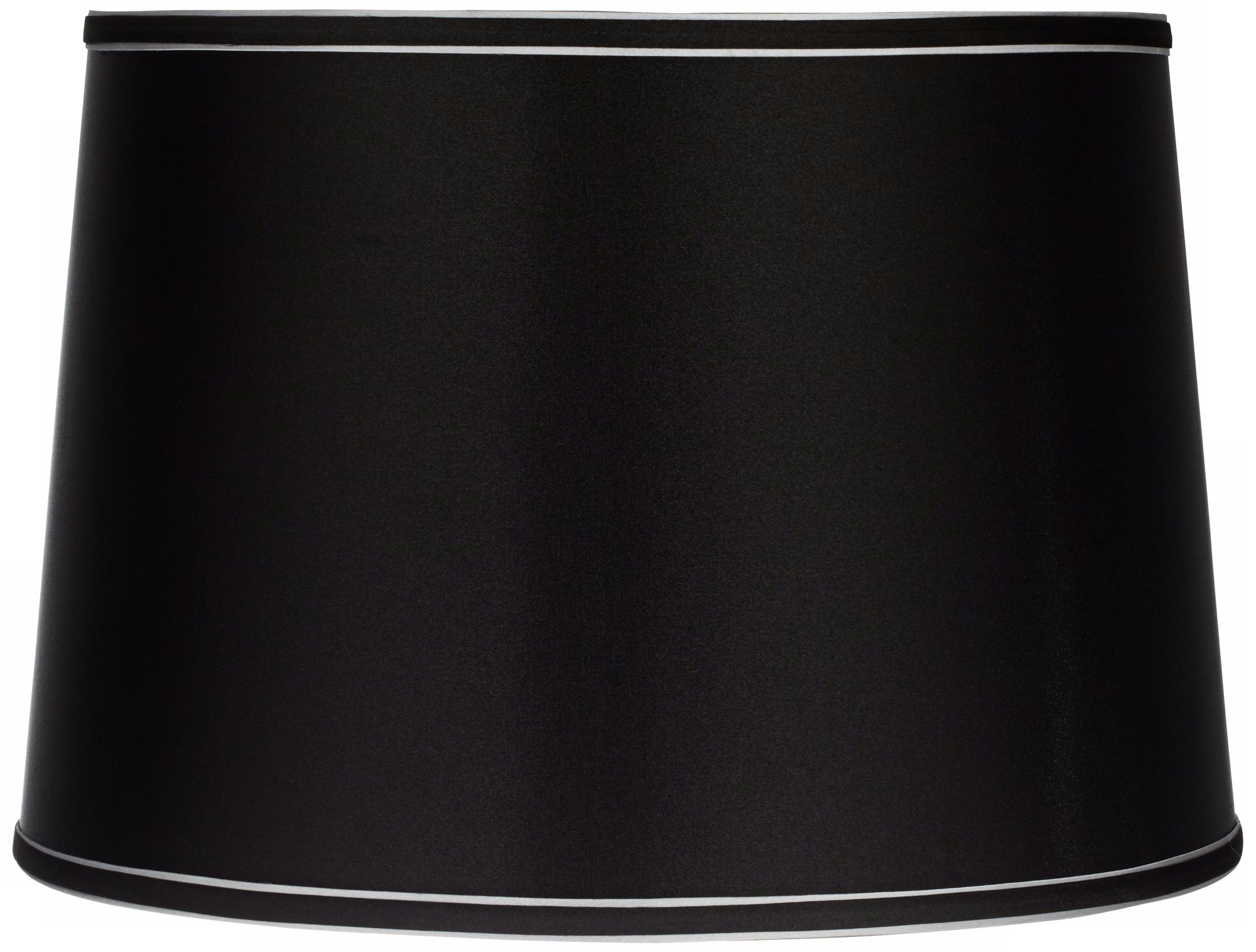 Tricorn Black - Satin Black Shade Ovo Table Lamp