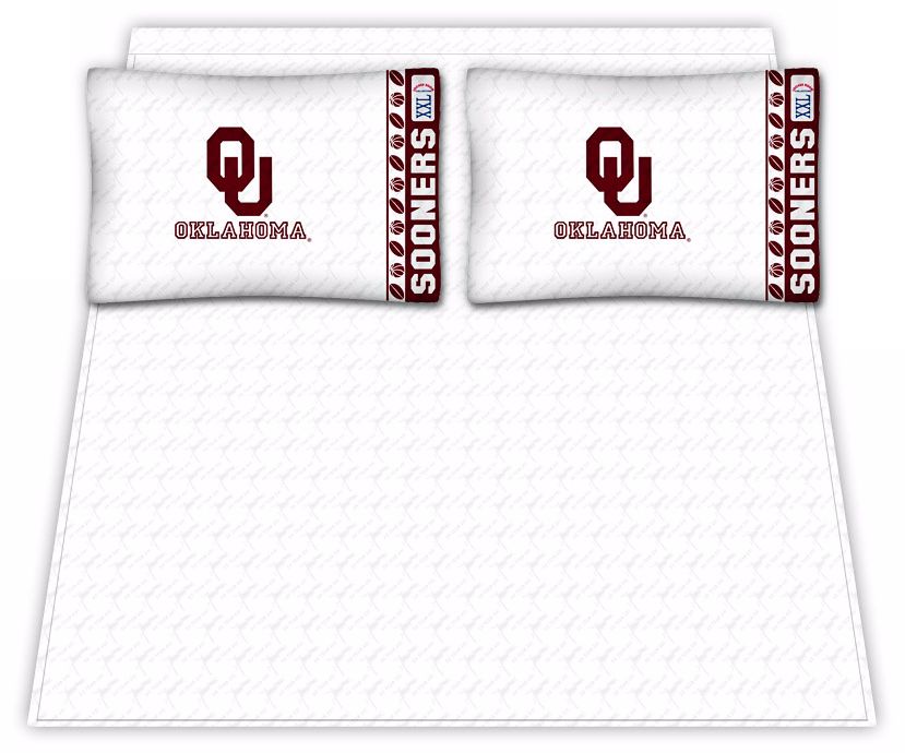 NCAA Oklahoma Sooners Micro Fiber Sheet Set
