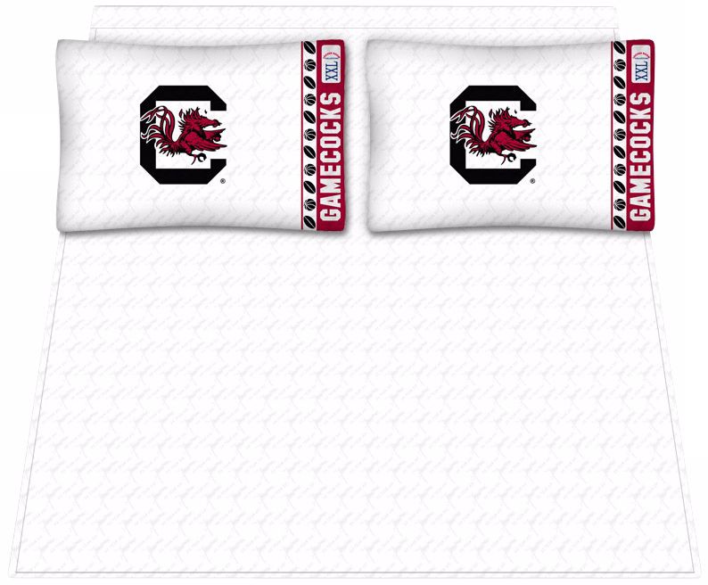 NCAA South Carolina Gamecocks Micro Fiber Sheet Set