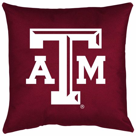 NCAA Texas A&M Aggies Locker Room Throw Pillow