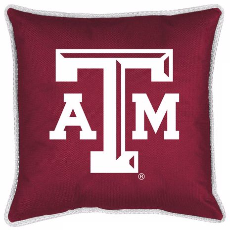 NCAA Texas A&M Aggies Sidelines Throw Pillow