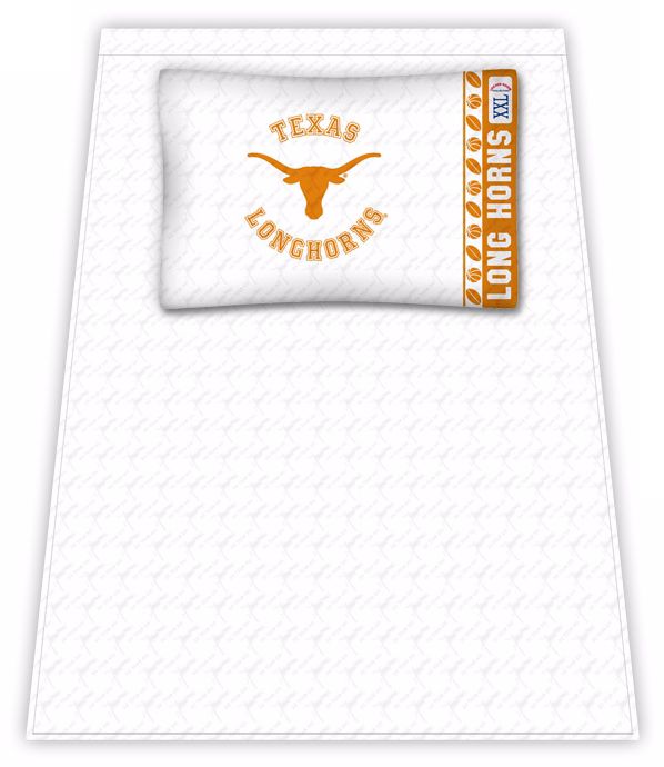 NCAA Texas Longhorns Micro Fiber Twin Sheet Set