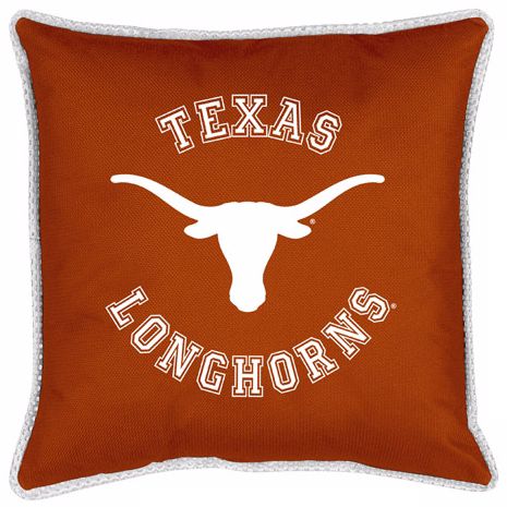 NCAA Texas Longhorns Sidelines Throw Pillow